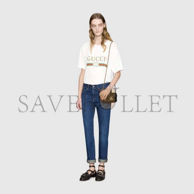 g*u*i marmont matelasse leather S*per mini bag 476433 (16.5*10*4.5cm)